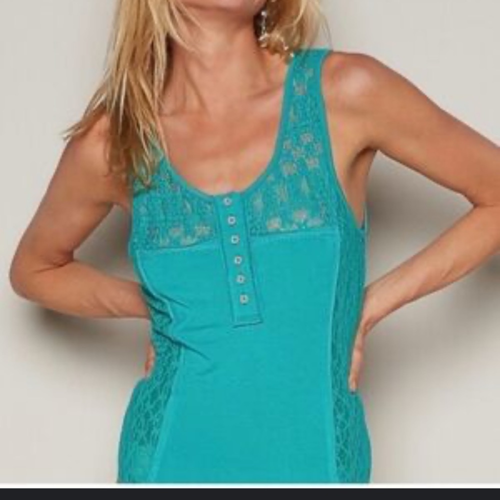 POL BOHEMIAN LACE DETAIL BODYSUIT